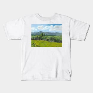 New Day at Kawanui (Left Panel of Triptych) Kids T-Shirt